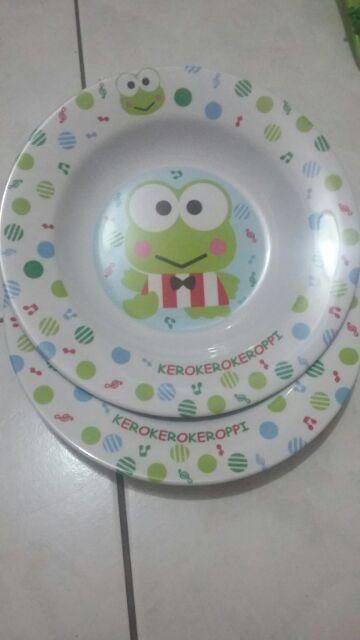 Keroshop Keroppi Piring Makan Melamin Import