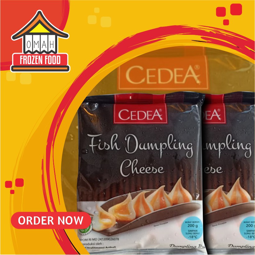 

Cedea Dumpling Cheese 200g (NON COD DILUAR KOTA JATENG)