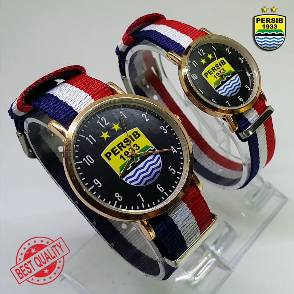 (BEST QUALITY) JAM PERSIB KANVAS (SATUAN/SEPASANG) 2