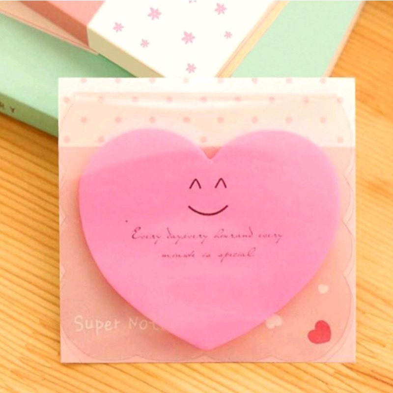 Sticky Notes Memo Model Star Clover Heart Flower