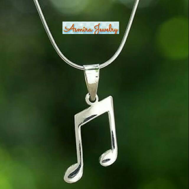 Kalung Simple Musik Titanium