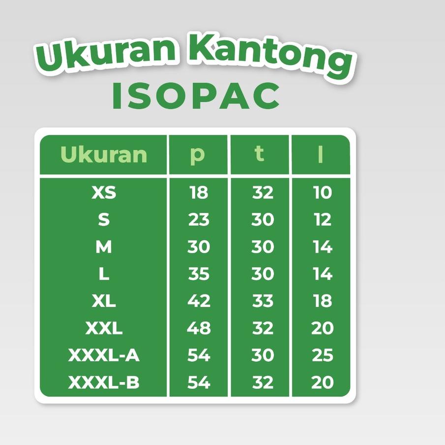 

✻ Kantong Bersegel ISOPAC ( 1 Pack isi 50pcs ) Kemasan Plastik - Delivery Bag - Plastik segel ♟