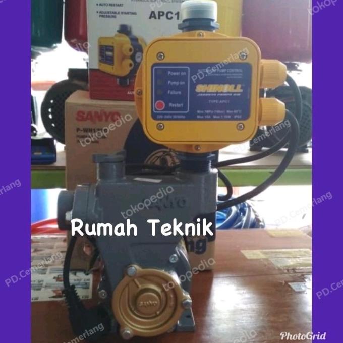 Pompa Air Pendorong Otomatis Sanyo Booster Pump Otomatis
