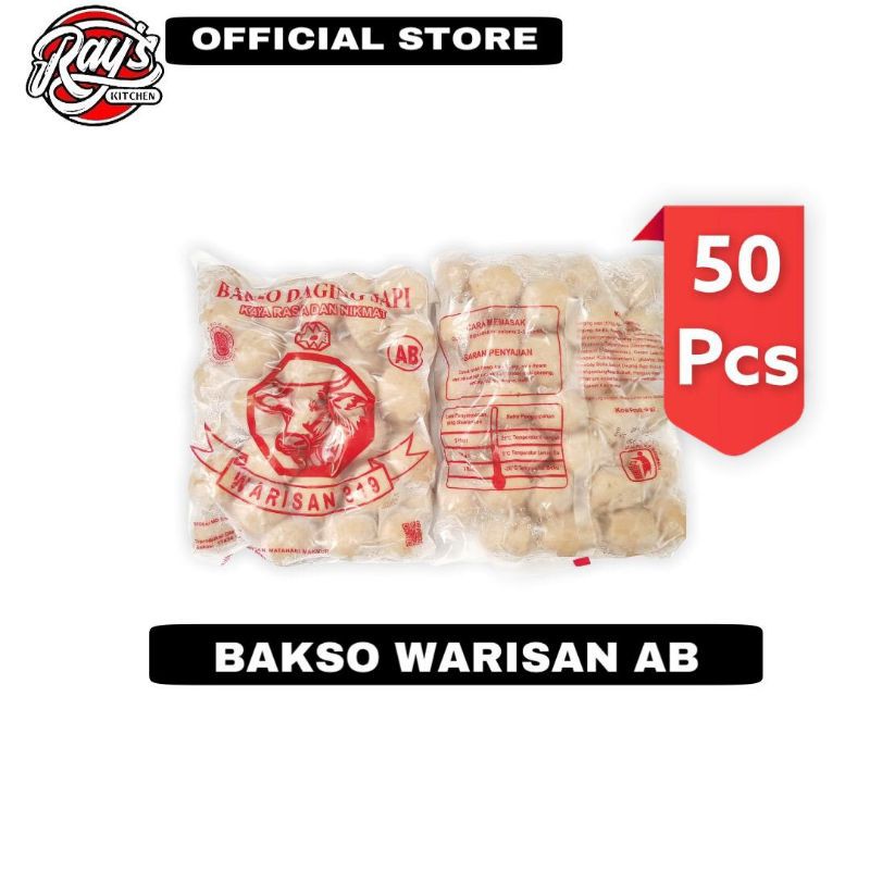 

Bakso Warisan 319 Daging Sapi isi 50pcs - Baso warisan