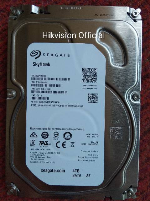 HARDISK CCTV DVR NVR SEAGATE SKYHAWAK 4TB ORIGINAL