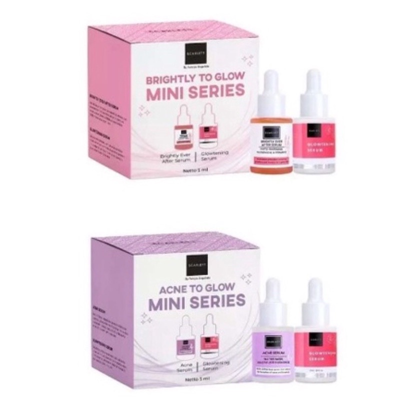 BPOM | SCARLETT MINI SERIES 2 IN 1 ORIGINAL | PAKET MINI BRIGHTLY / ACNE