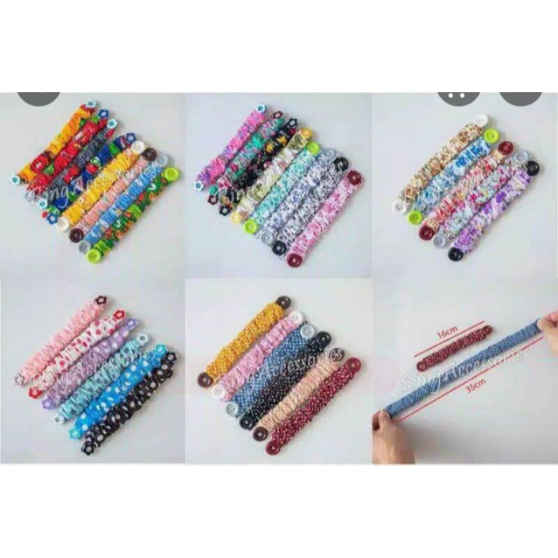 12 pcs konektor masker/ikat masker hijab/ikat masker