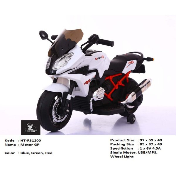 Motor Aki Anak Moge ht-rs1200 Mainan Motor Anak Sport