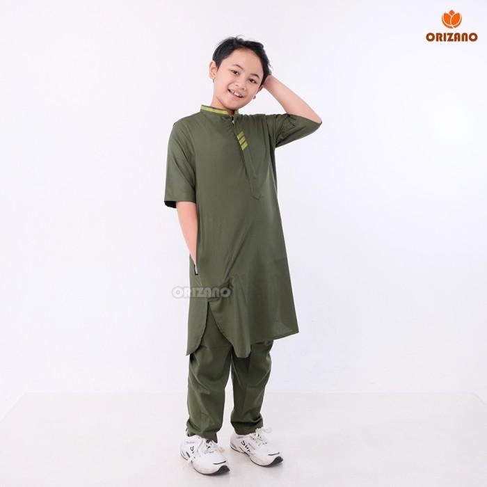 Setelan Baju Koko Anak Laki Laki Busana Muslim Cowok Orizano