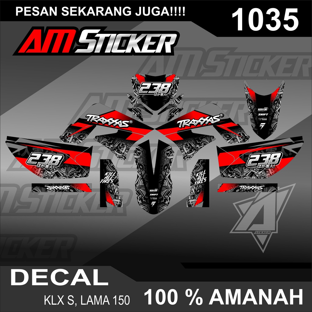 Decal Full Body KLX Lama 150 - Decal Klx Lama