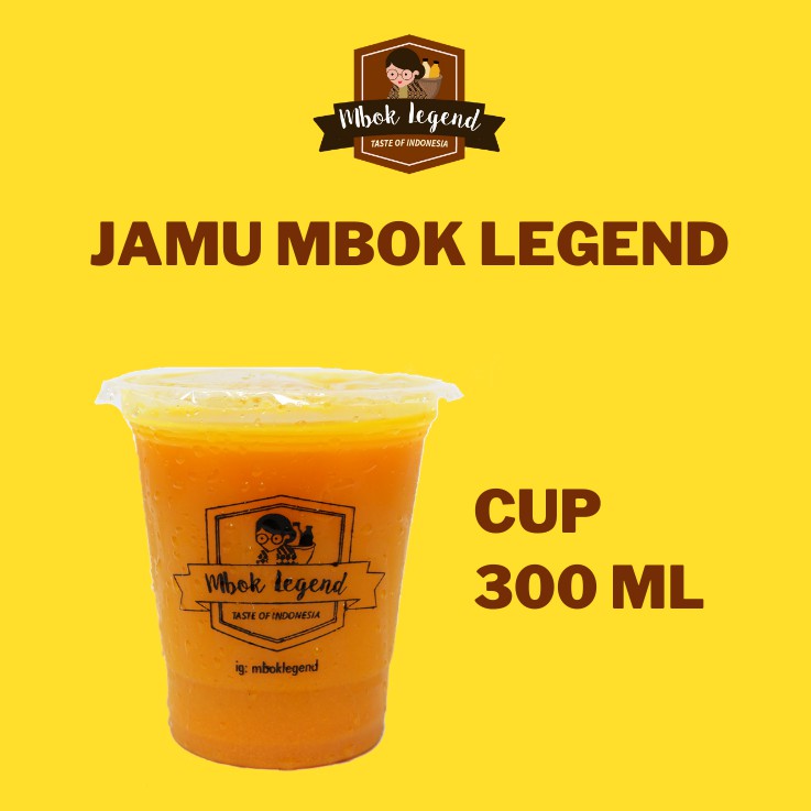 

JAMU Beras Kencur / Beras Kencur Coklat / kunyit Asam cup 300 ml MBOK LEGEND