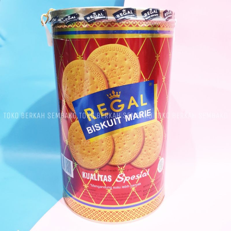 

Regal Marie Biscuits Special Kaleng 1KG / Marie Biskuit Biscuit
