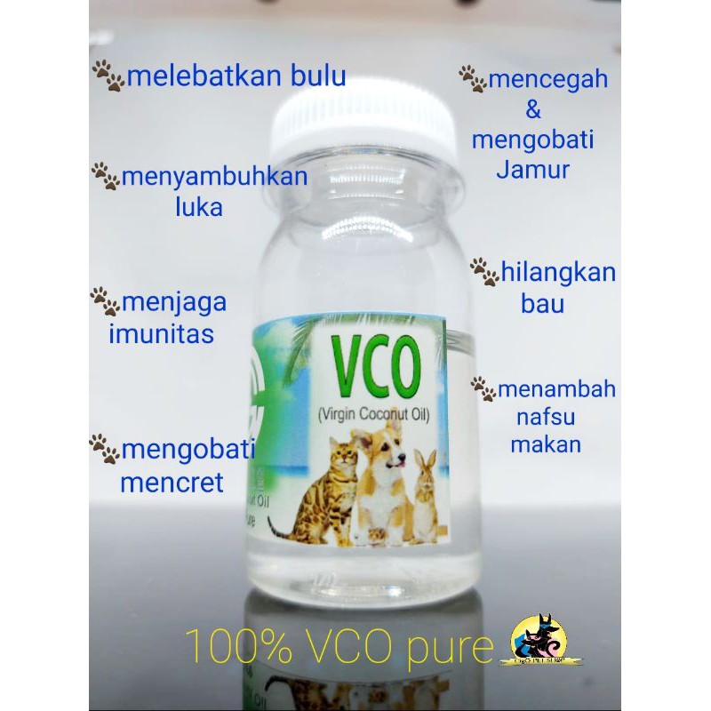 CIGO pure VCO 30 ml anjing kucing kelinci anti jamur scabies koreng kudis