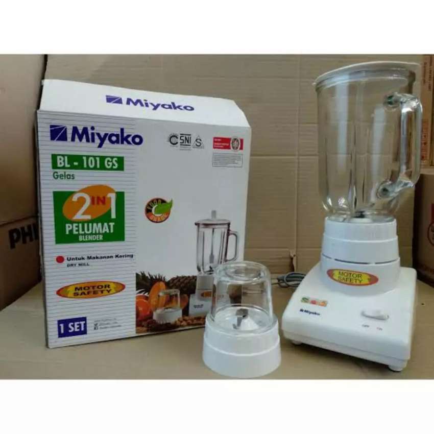 Miyako BL 101 GS Blender Gelas Kaca BL-101GS - Putih AWET / PRAKTIS