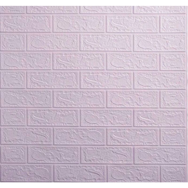 Wallpaper Dinding 3D Foam Motif Batu Bata 70 x 38 CM-6