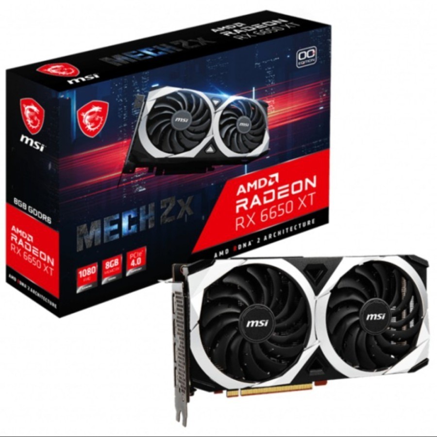 VGA Card MSI Radeon RX 6650 XT Mech 2X 8G OC