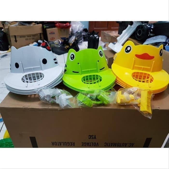 MAINAN TOPI KIPAS ANAK KARAKTER LUCU