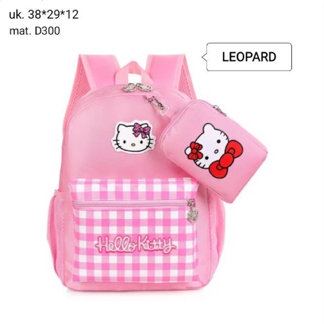 Ransel anak tas sekolah anak hello kitty 2in1 tas 2in1 ransel 2in1 tas sekolah anak perempuan