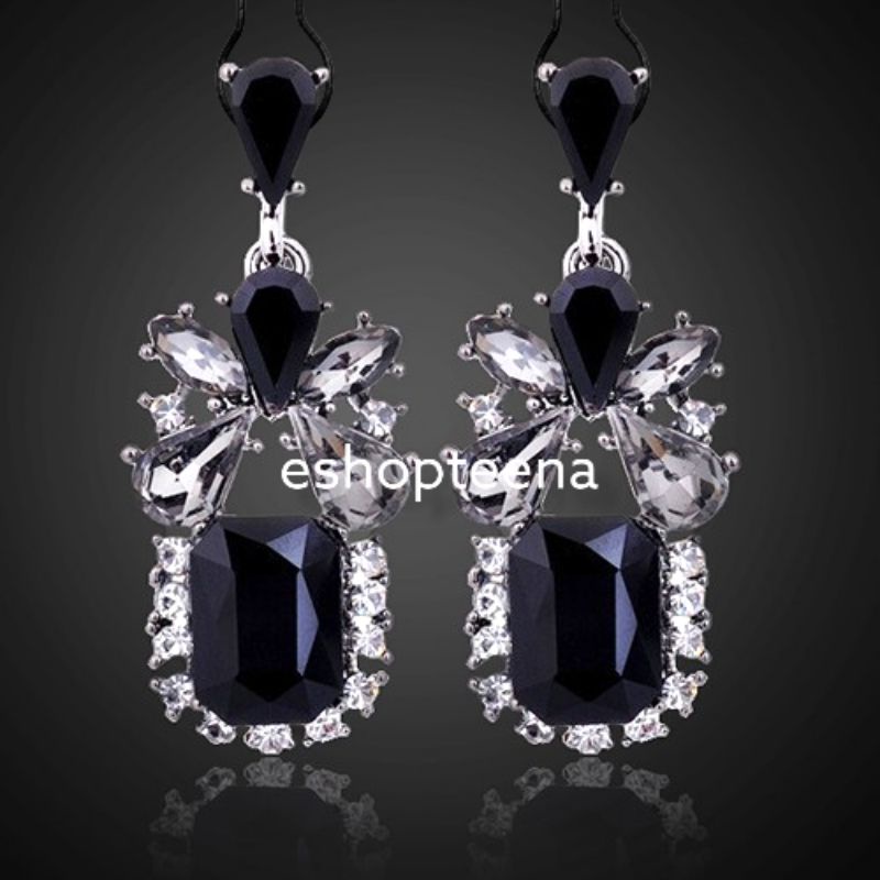 A109 anting hijab juntai full mata diamond_anting jilbab