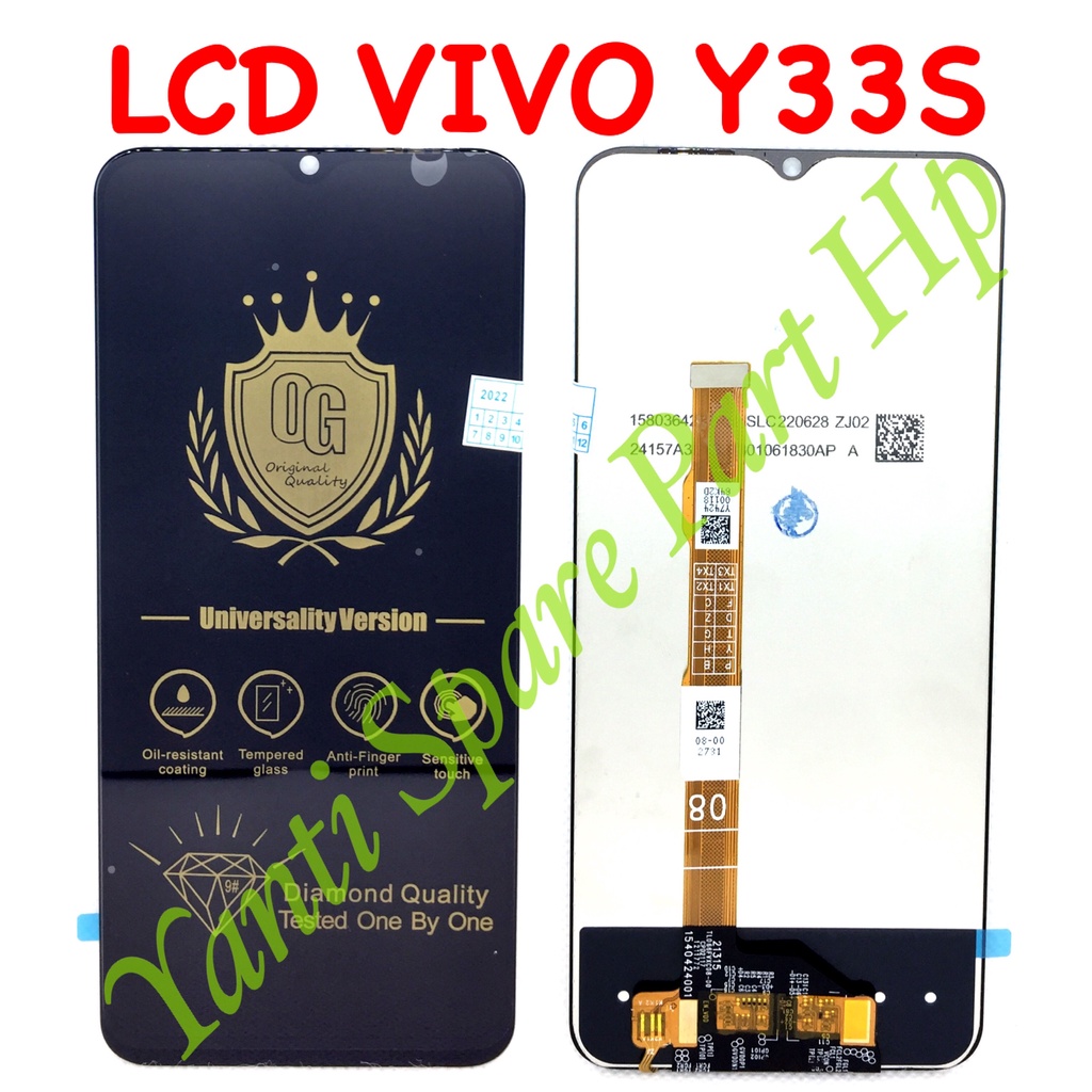 Lcd Touchscreen Vivo Y33S Fullset Original Terlaris New