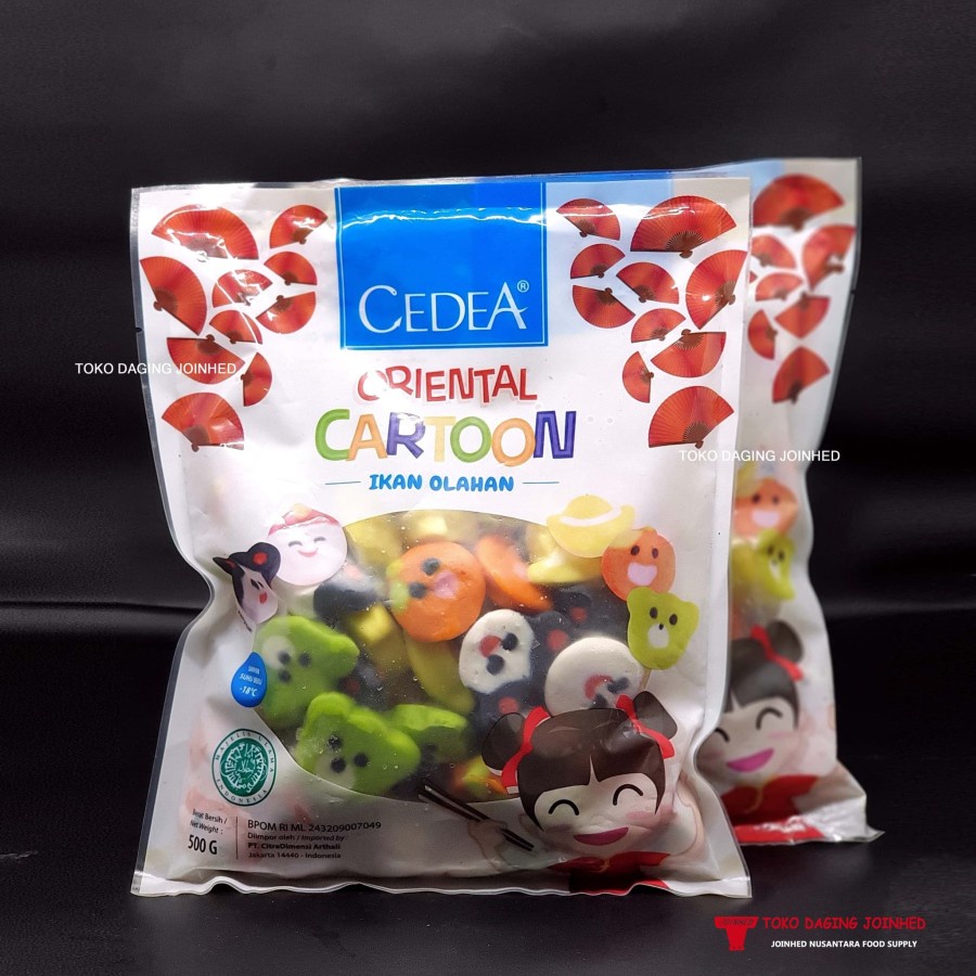 

Cedea Oriental Cartoon Ikan Olahan Karakter Kartun Lucu Kemasan 500gr