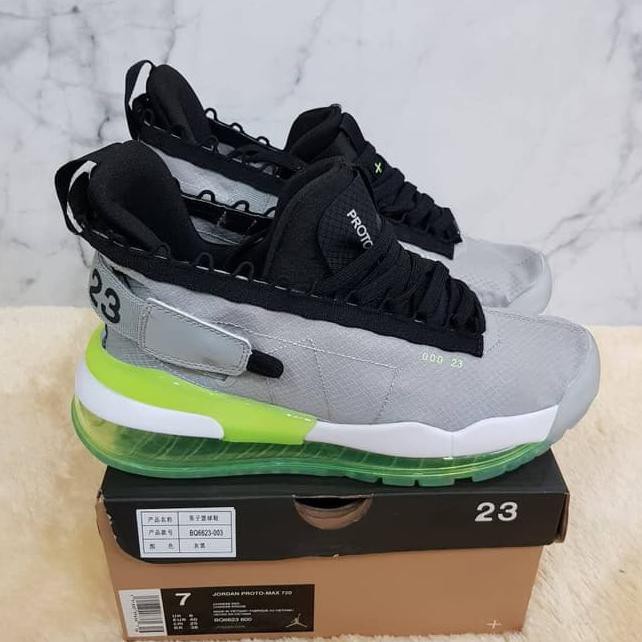 ★ KREDIT SEPATU OLAHRAGA PEREMPUAN★ NIKE JORDAN PROTO MAX 720 - GREY VOLT - PREMIUM ,SEPATU
