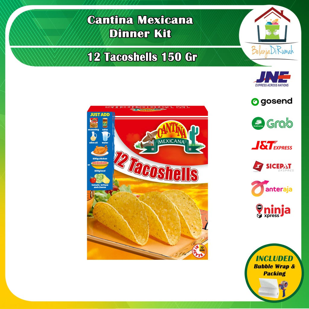 

Taco Cantina Mexicana 12 Taco Shells 150 gr