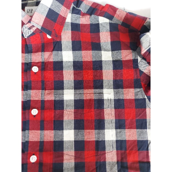 G*P COTTON PLAID SHIRT