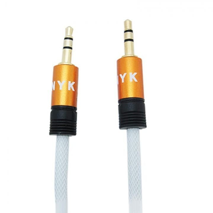 NYK Cable Jack Audio 3.5 to 3.5 mm Male to Male Gold plated 1.5M