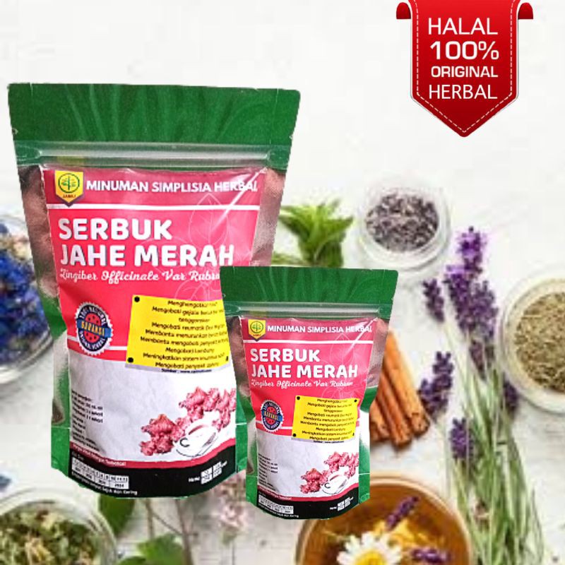 

Simplisia Herbal Serbuk Jahe Merah Murni (PREMIUM QUALITY)