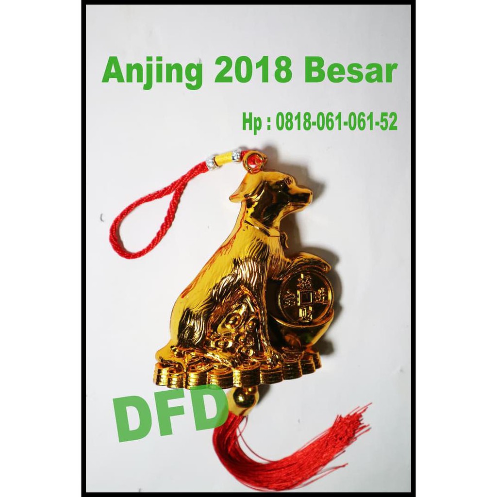 

Terlaris Hiasan Imlek / Pohon Angpao ( Gantungan Shio Anjing Besar 2018 )