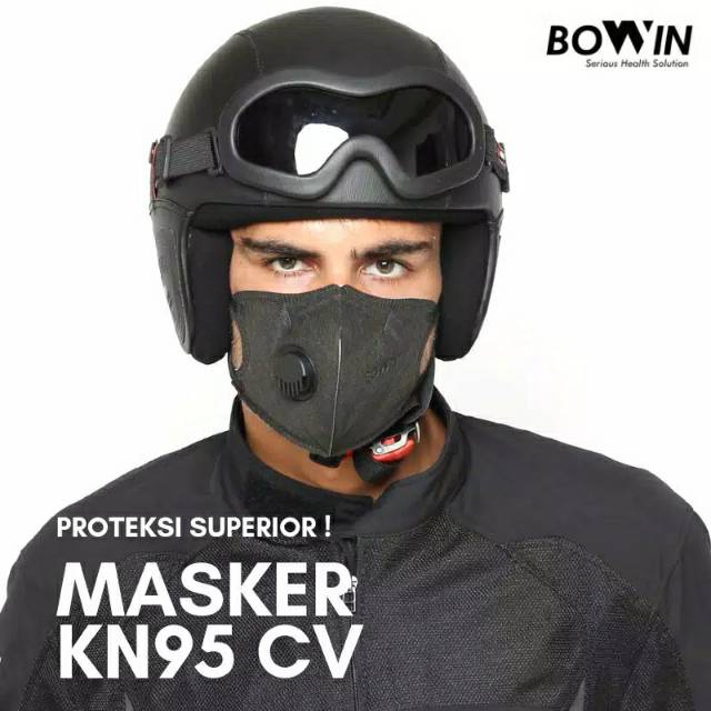 Masker BOWIN KN95CV Masker motor masker kesehatan anti polusi masker half face