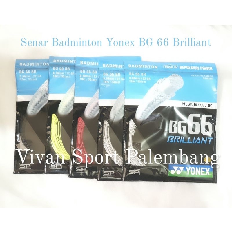 Senar Badminton Yonex BG66 Brilliant / Yonex BG 66 Brilliant / BG 66 BR