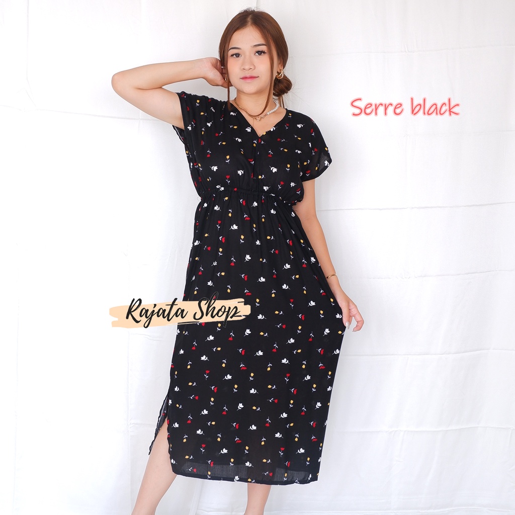 Daster Bali MANOHARA-MANO SERRE BLACK