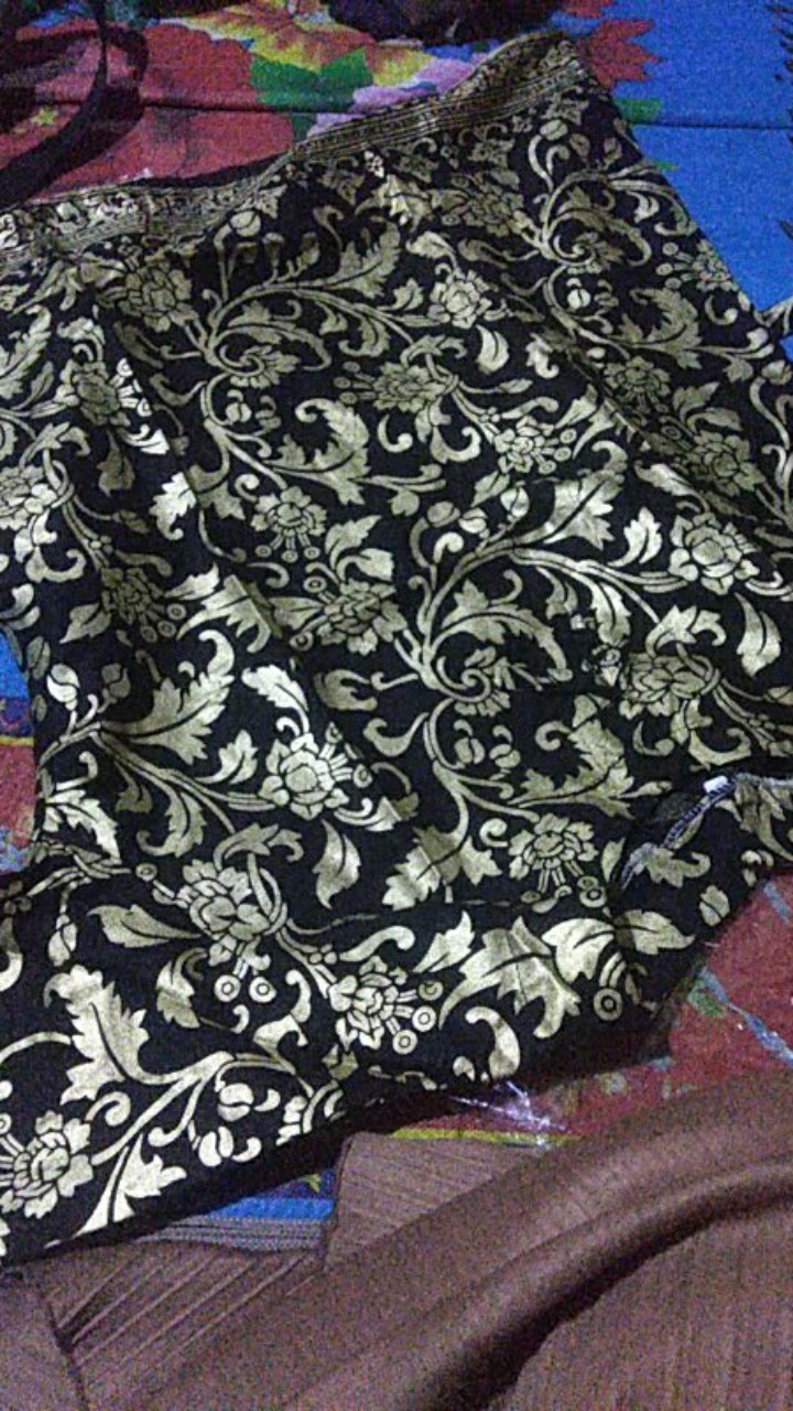 Batik Couple Keluarga Sania Ruffle Ori Ndoro Jowi Dnt
