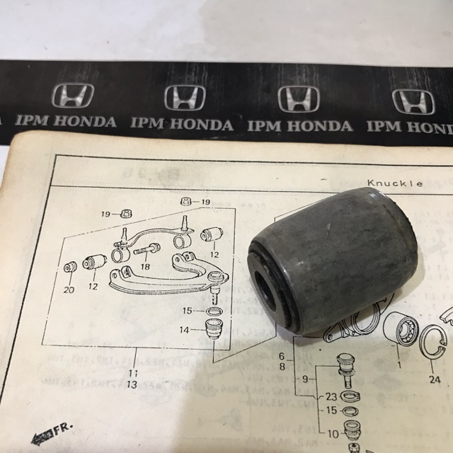 51455 SH3 Bos Bush Bushing Upper Arm Balljoint Atas Depan Honda Grand Civic 1988 1989 1990 1991