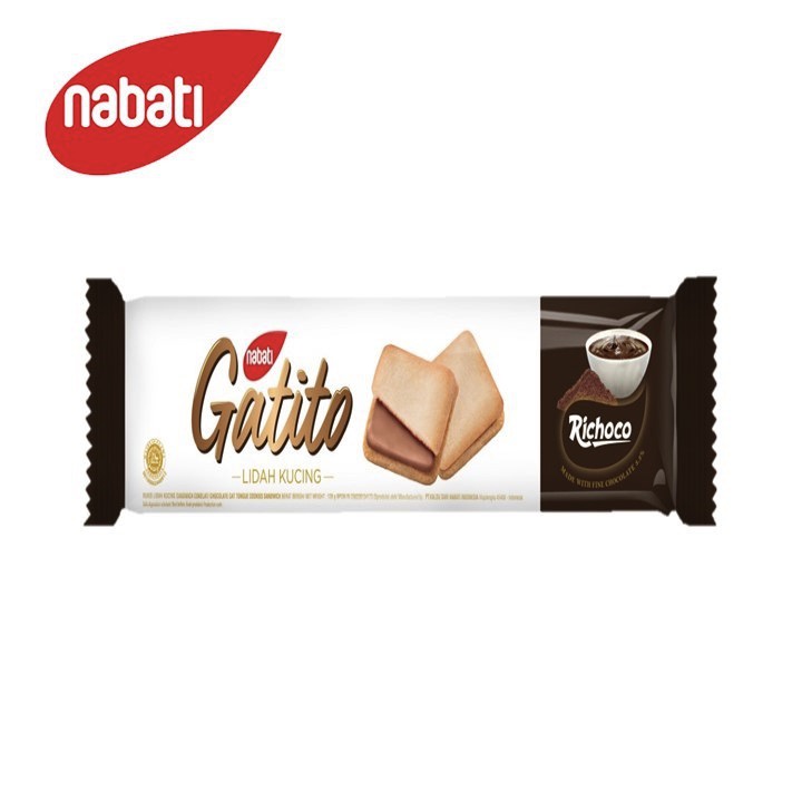 

Richoco Gratito Biskuit Coklat 128 gr / Nabati Richoco Gratito Biskuit Coklat 128 gr