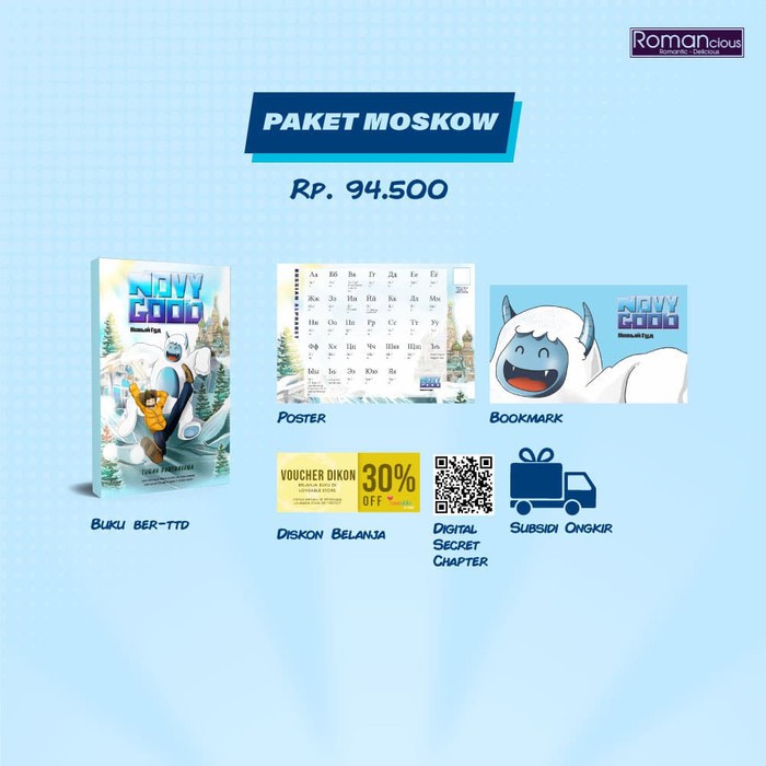 

Novy Good ( Turah P ) TTD Penulis + Bonus Bookmark