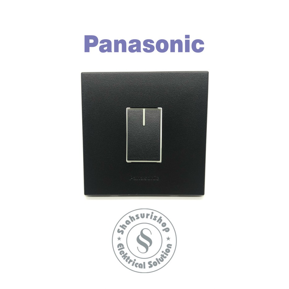 SAKLAR PANASONIC BLACK STYLE SAKLAR ENGKEL MATA KECIL WESJ5931B