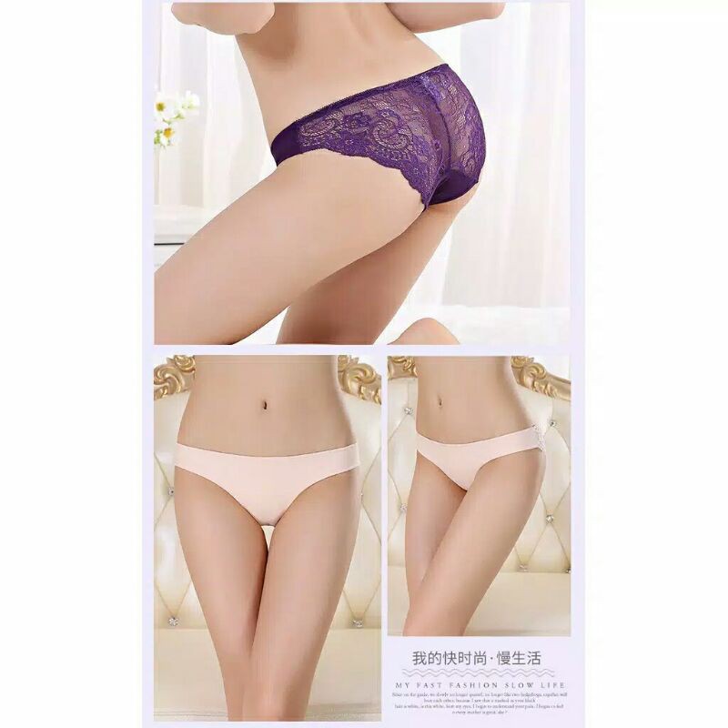 CELANA DALAM SEXY LACE PADU LYCRA