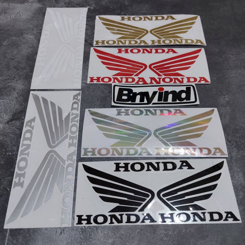 STICKER HONDA SAYAP WING CUTTING