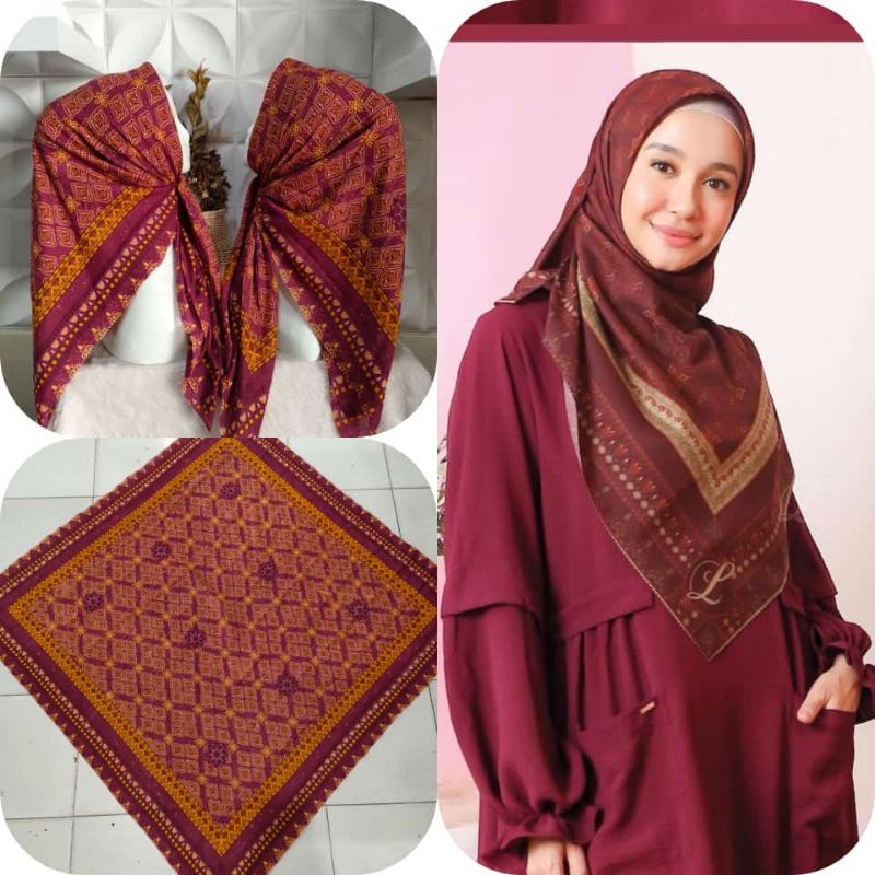Hijab Voal motif l by lcb