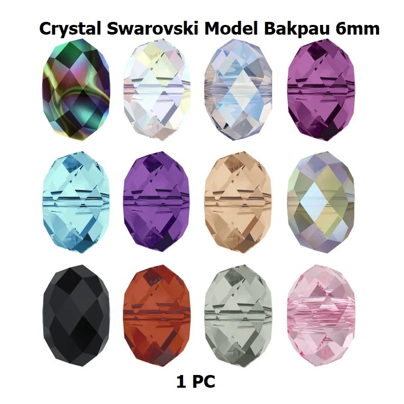 Crystal Swarovski Model Bakpau / Donat 5040 6mm Harga/1 PC