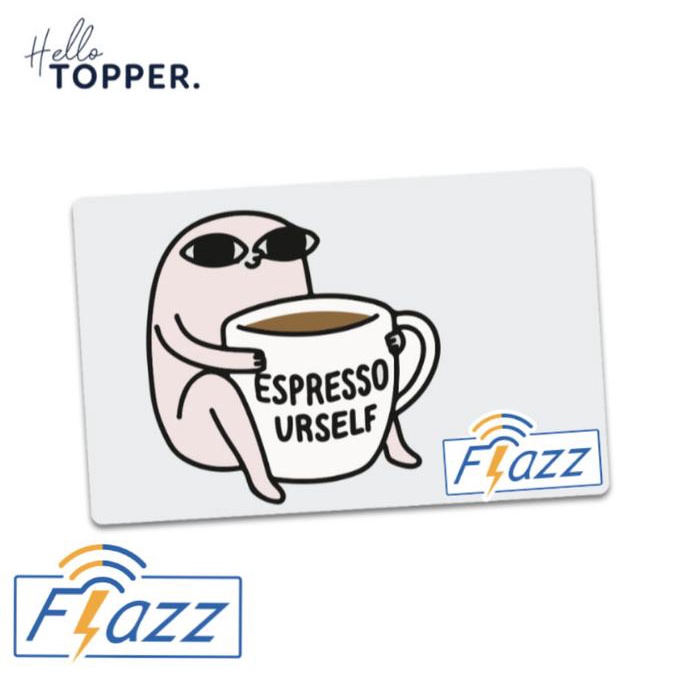 Kartu FLAZZ Unik Lucu | Kartu FLAZZ UV Print helloto99 dijamin