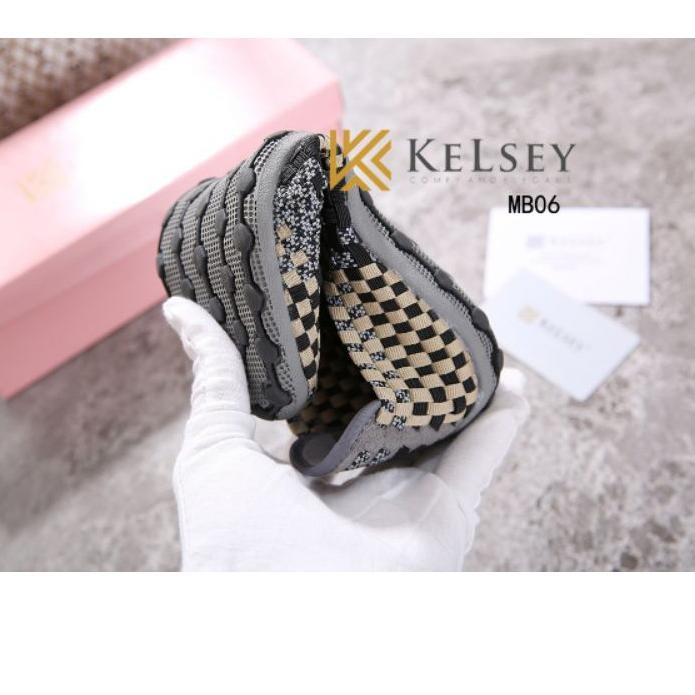 ✷ Kelsey Sepatu Slip On Rajut Wanita / Rajut Shoes Wanita MB06 Flats Shoes Rajut anyaman Women Shoes