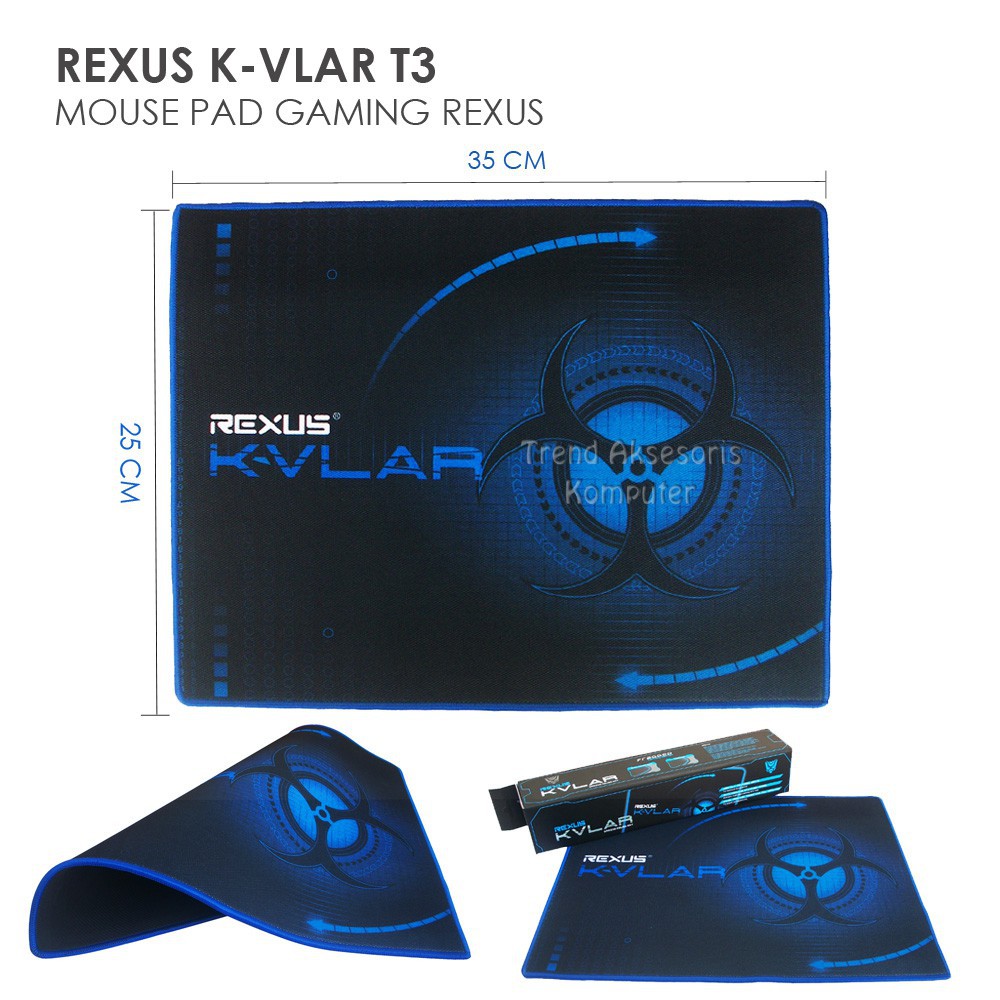 Mousepad Gaming Rexus KVLAR T3