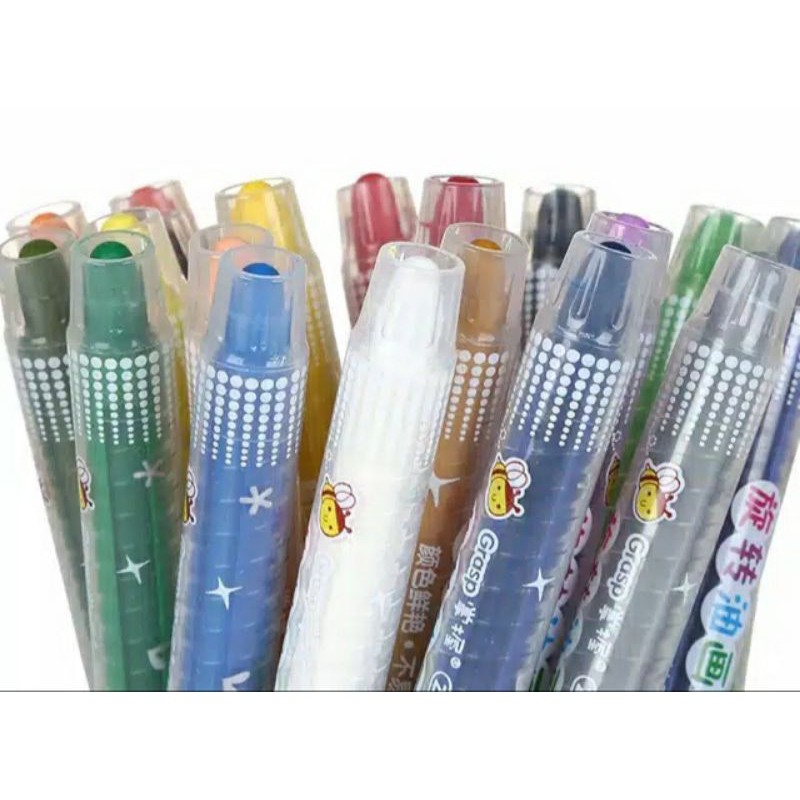 Washable Roller Oil Pastels - Crayon Bisa Dihapus Dicuci