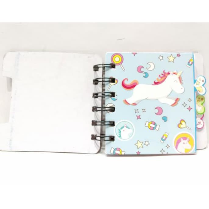 

BARU Agenda Notebook Buku Tulis Lucu Unicorn Biru B