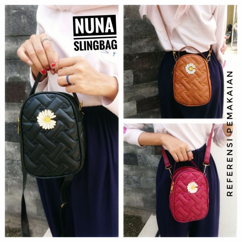 NUNA SLINGBAG PHONE BORDIR/ TAS SELEMPANG NUNA