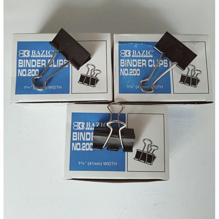 

Binder Clips No.200 Bazic